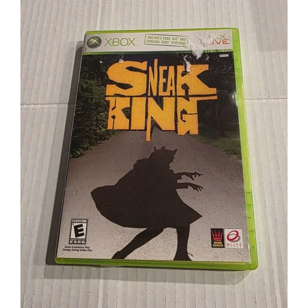 Sneak King (Microsoft Xbox 360, 2006) Burger King Video Game